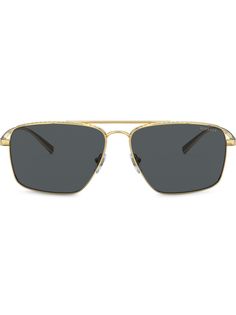 Versace Eyewear солнцезащитные очки в квадратной оправе