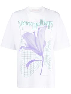 Christopher Kane футболка с принтом Anthomania