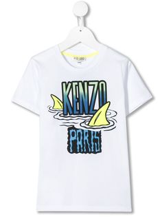 Kenzo Kids футболка с графичным принтом