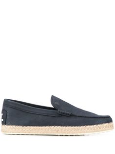 Tods лоферы с плетеной подошвой Tod`S