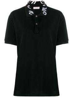 Alexander McQueen рубашка-поло с вышивкой