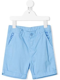 Kenzo Kids шорты с кулиской и логотипом