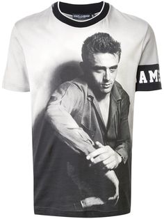 Dolce & Gabbana футболка с принтом James Dean