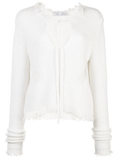 Proenza Schouler White Label трикотажный топ с бахромой