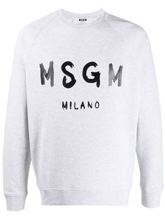 MSGM футболка с логотипом