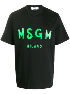 MSGM футболка с логотипом