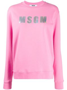 MSGM толстовка с нашивкой-логотипом