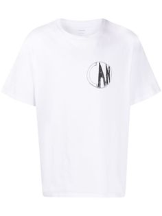 Lemaire футболка с круглым вырезом и логотипом