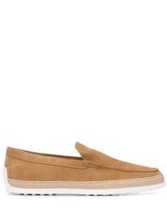 Tods лоферы на плетеной подошве Tod`S