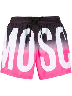 Moschino плавки-шорты с логотипом