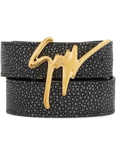 Giuseppe Zanotti ремень с пряжкой-логотипом Giuseppe