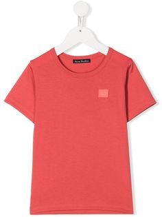 Acne Studios футболка с нашивкой-логотипом