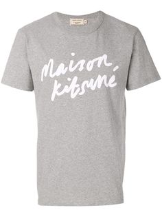 Maison Kitsuné футболка с логотипом