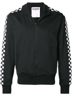 Versus checked-panel track jacket