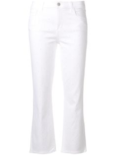 J Brand укороченные джинсы с заклепками