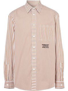 Burberry рубашка в полоску