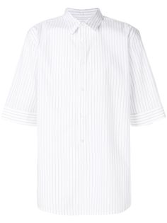 Helmut Lang рубашка с короткими рукавами в полоску