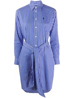 Polo Ralph Lauren поплиновое платье-рубашка в полоску