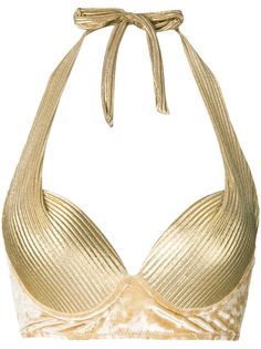Chite бюстгальтер с металлическим отблеском
