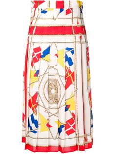 MSGM плиссированная юбка миди