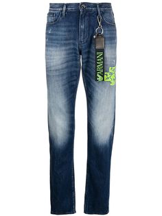 Emporio Armani прямые джинсы средней посадки