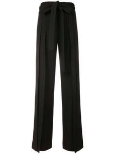 Saint Laurent брюки с плиссировкой