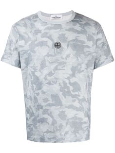 Stone Island камуфляжная футболка Bog Loom