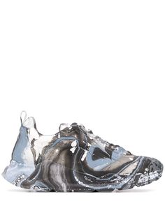 MSGM кроссовки Z Running с абстрактным принтом