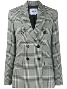 MSGM блейзер в клетку Prince of Wales