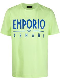 Emporio Armani футболка свободного кроя с логотипом