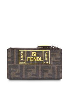 Fendi кошелек с принтом FF