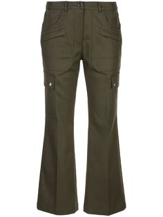 Michael Kors Collection укороченные расклешенные брюки