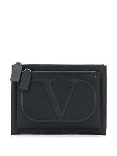 Valentino клатч Valentino Garavani с логотипом VLogo