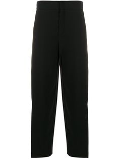 Chloé укороченные брюки широкого кроя