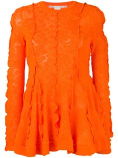 Stella McCartney топ из цветочного кружева