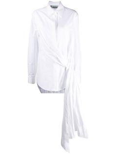 Off-White рубашка асимметричного кроя