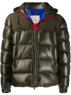 Moncler пуховик с капюшоном