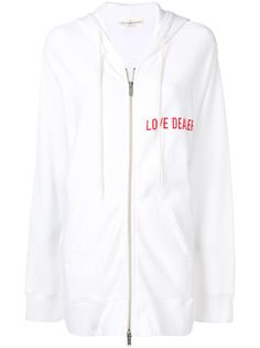 Golden Goose толстовка на молнии Love Dealer с капюшоном