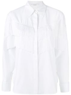 Stella McCartney рубашка Alina с бахромой