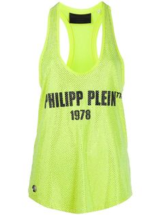 Philipp Plein декорированный топ с логотипом