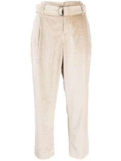 Brunello Cucinelli укороченные брюки с поясом