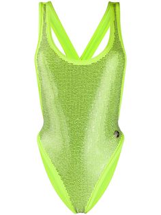 Philipp Plein монокини с кристаллами