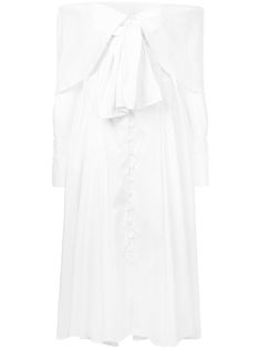 Rosie Assoulin длинное платье с открытыми плечами