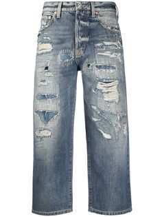 Givenchy укороченные джинсы прямого кроя
