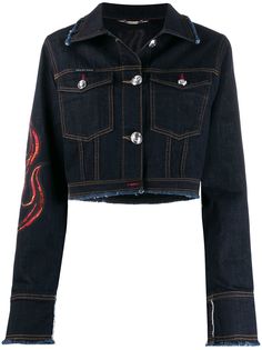Philipp Plein джинсовая куртка Flam
