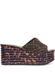 Fendi сандалии Promenade на платформе