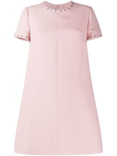 Valentino декорированное расклешенное платье