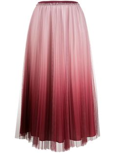 RedValentino плиссированная юбка мини из тюля