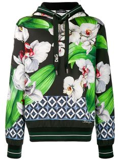 Dolce & Gabbana худи с цветочным принтом