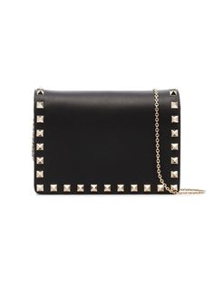 Valentino кошелек на цепочной лямке с отделкой Rockstud